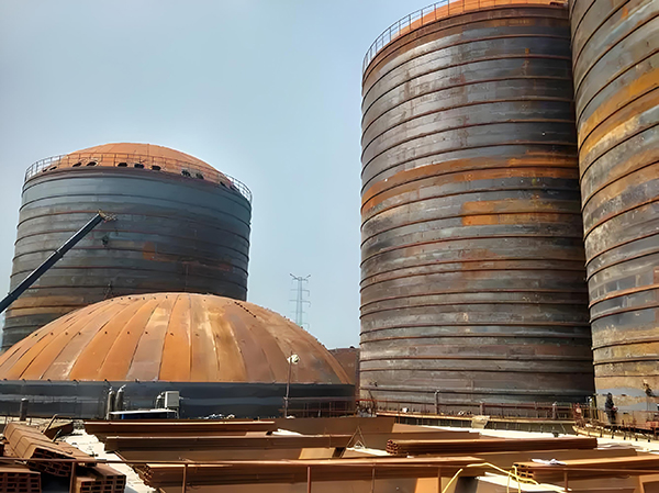 颍东焦粉钢板仓